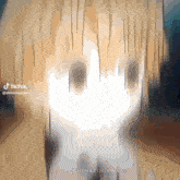 a close up of a person 's face with a tiktok watermark