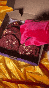Insomnia Cookies Red Velvet Cookies And Cream Cookies GIF
