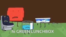 Hi Green Lunchbox GIF - Hi Green Lunchbox GIFs