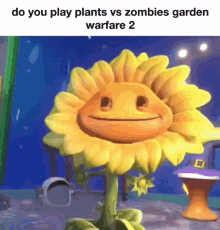 Sunflower Plants Vs Zombies GIF - Sunflower Plants Vs Zombies Pvz GIFs