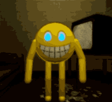 Emoji Roblox GIF - Emoji Roblox Scary Smile GIFs