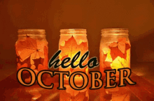 Hello October Lights GIF