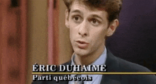 Eric Duhaime Pcq GIF - Eric Duhaime Pcq Quebec GIFs