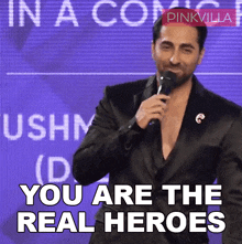 You Are The Real Heroes Ayushmann Khurrana GIF - You Are The Real Heroes Ayushmann Khurrana Pinkvilla GIFs