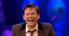 Too Funny GIF - David Tennant Laugh Laughing GIFs