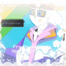 a drawing of a skeleton wearing sunglasses with the word dolor on them