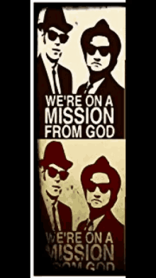 The Blues Brothers On A Mission GIF