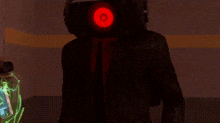 Dark Speaker Man Punch Speakerman GIF