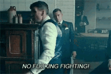 No Fighting Fight GIF - No Fighting Fight Tommy Shelby GIFs