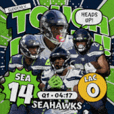 Los Angeles Chargers (0) Vs. Seattle Seahawks (14) First Quarter GIF - Nfl National Football League Football League GIFs