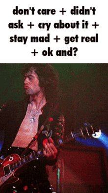 Jimmy Page Led Zeppelin GIF - Jimmy Page Led Zeppelin Cry About It GIFs