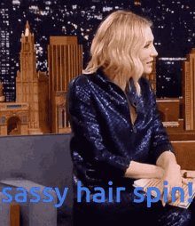 sassy hair toss famous hair flip hair spin