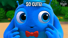 So Cute Blue GIF - So Cute Blue Blippi Wonders - Educational Cartoons For Kids GIFs