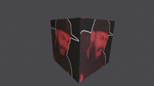 a picture of a man with a beard wearing a hat with the letter l on it