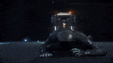a screenshot of a video game shows a dead astronaut