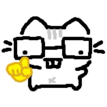 Nerd Kitty GIF - Nerd Kitty GIFs