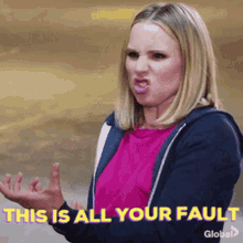 All Your Fault Accusing GIF - All Your Fault Accusing Girl GIFs