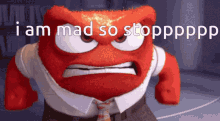 Mad Anger GIF - Mad Anger Inside Out GIFs
