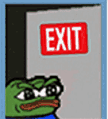 Pepe Pepeexit GIF - Pepe Pepeexit Exit GIFs