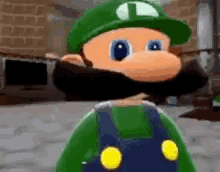Luigi Stare GIF - Luigi Stare GIFs