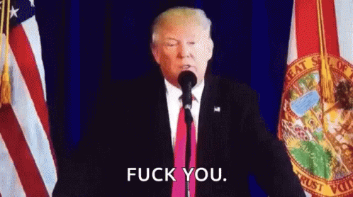 Trump Fuck You GIF - Trump Fuck You Finger - Discover & Share GIFs