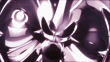 a purple and white animated background with a purple circle in the middle