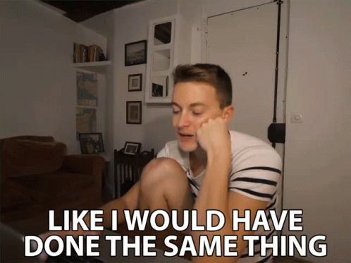 We like the same thing
