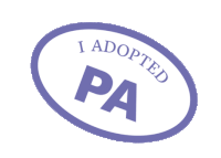 I Adopted Pa Crooked Media Sticker