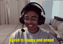 ayush happy proud