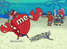 beat meat spongebob