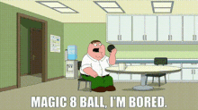 Family Guy Peter Griffin GIF - Family Guy Peter Griffin Magic8ball Im Bored GIFs