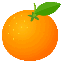 Tangerine Food Sticker - Tangerine Food Joypixels Stickers