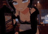 a video game character says cheers in front of a bottle of chivas rum