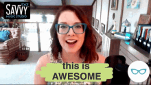 Sara Campbell This Is Awesome GIF - Sara Campbell This Is Awesome Savvy Music Studio GIFs