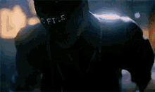 a pixelated image of a man wearing a mask that says liberty and hope