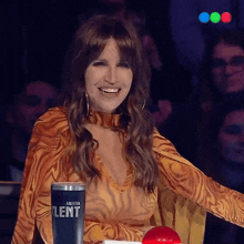 Sorprendido Flor Peña GIF - Sorprendido Flor Peña Got Talent Argentina GIFs