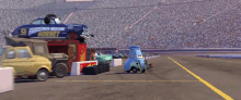 Pit Stop Guido GIF - Pit Stop Guido Cars GIFs