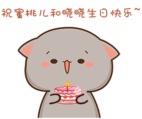Happy Birthday Cake Sticker - Happy Birthday Cake Cute Stickers