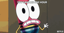 you gave me one hour not fair not cool i need time pinky malinky