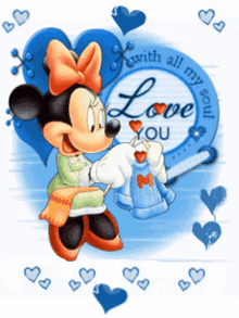 Love Minnie Mouse GIF - Love Minnie Mouse Knitting GIFs