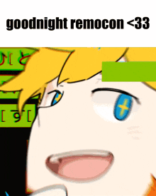 Goodnight Remocon GIF - Goodnight Remocon Kagamine Len GIFs