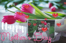 a mother 's day card with a picture of a woman