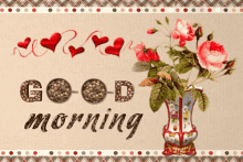 Good Morning Coffee GIF - Good Morning Coffee Rose GIFs