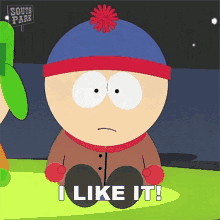 I Like It Stan Marsh GIF - I Like It Stan Marsh South Park GIFs