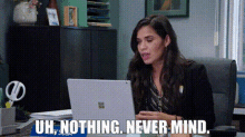 Superstore Amy Sosa GIF - Superstore Amy Sosa Uh Nothing Never Mind GIFs