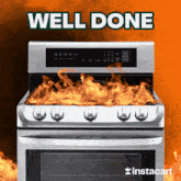 Oven Well Done GIF - Oven Well Done Flaming GIFs