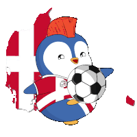 Denmark Soccer Sticker