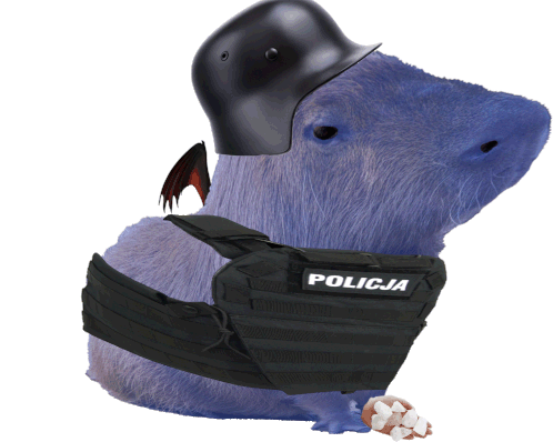 Policjacapybara Sticker - Policjacapybara Stickers