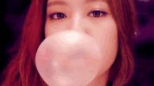 Bubble Gum Bursting Jennie Kim GIF