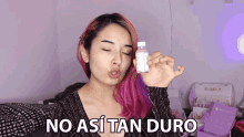 No Asi Tan Duro Laura Sanchez GIF - No Asi Tan Duro Laura Sanchez No Duro GIFs